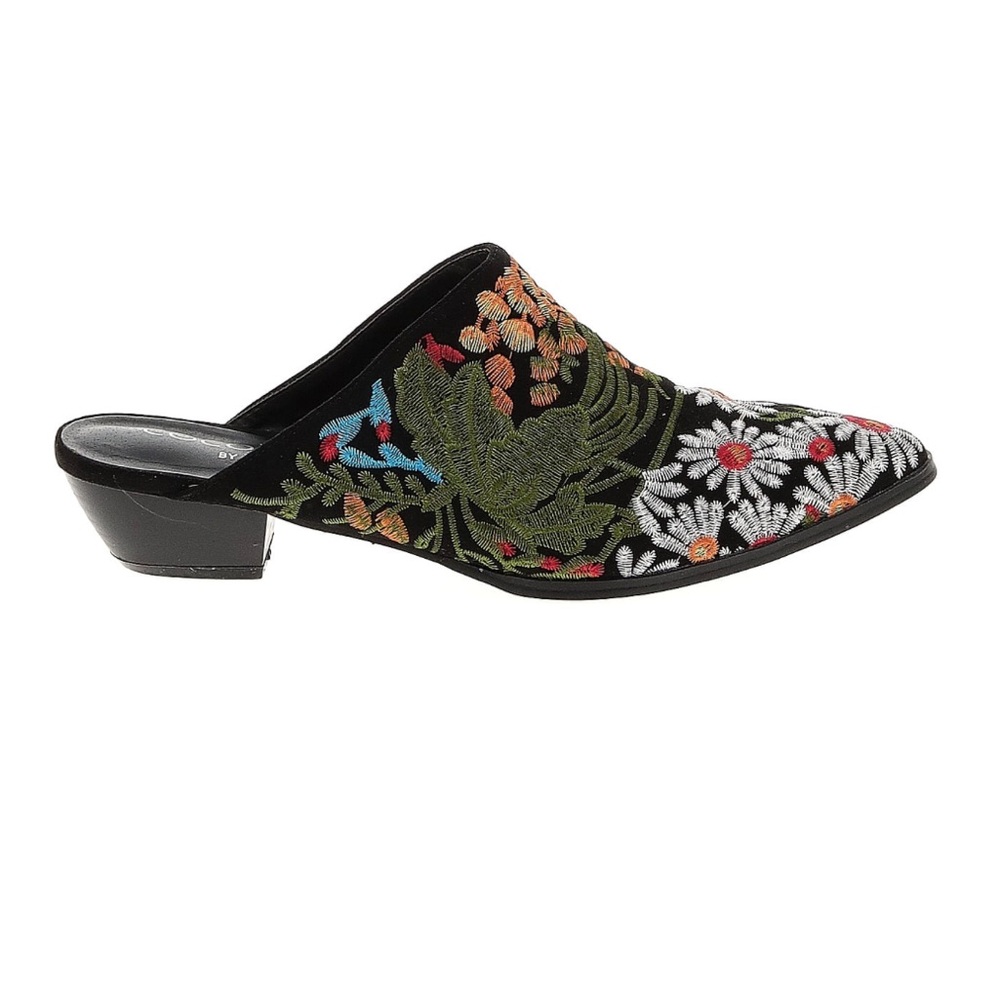 Coconuts by Matisse Embroidered Mules Clogs